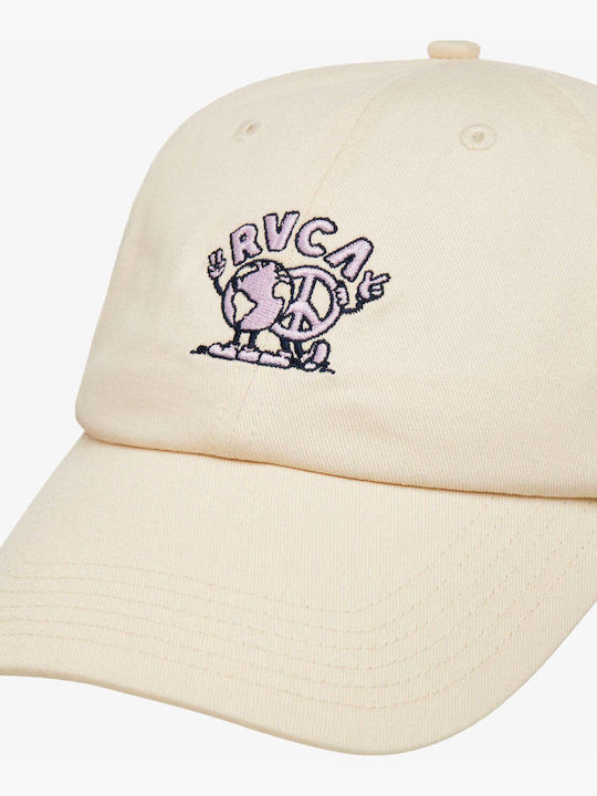 Rvca Men's United Clipback Cap Natural Evyha03003-wdr0