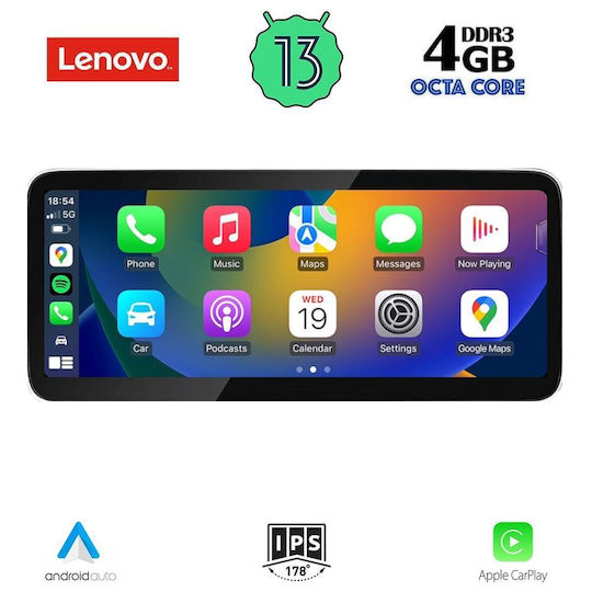 Lenovo Ηχοσύστημα Αυτοκινήτου για Mercedes-Benz B Class 2013-2015 (Bluetooth/USB/WiFi/GPS/Apple-Carplay/Android-Auto) με Οθόνη Αφής 10.33"