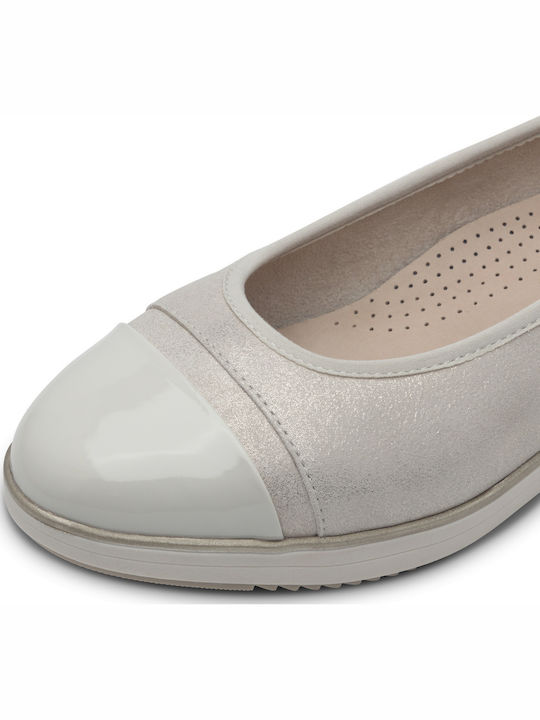 Damen Ballerinas Beige