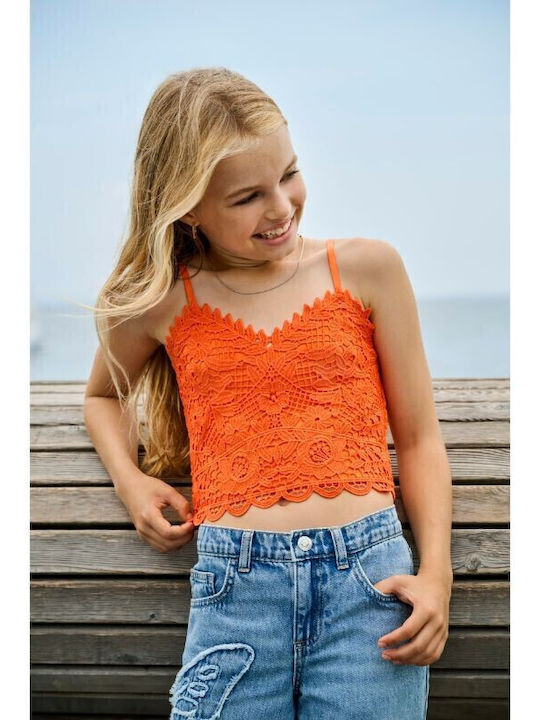Kids' Shirt Sleeveless Orange