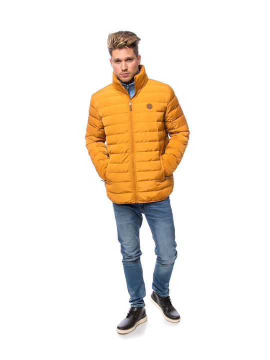 Winter Jacket Puffer Waterproof Mustard