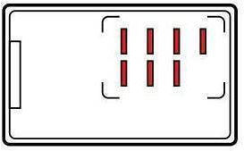 Led Flasher 7pin Led Flash 12v 1.2a Max Plug & Play Lamp 1 Pc