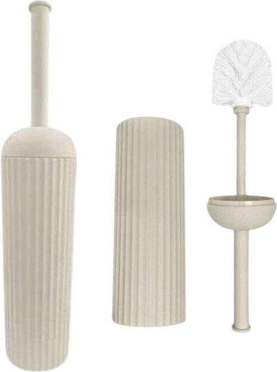 Plastic Coș de gunoi pentru baie Bej