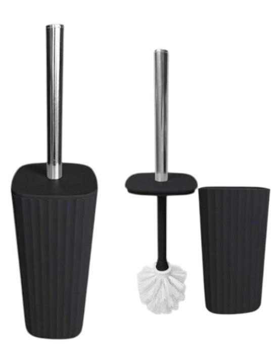 Kunststoff Badezimmer Toilettenbürste Schwarz