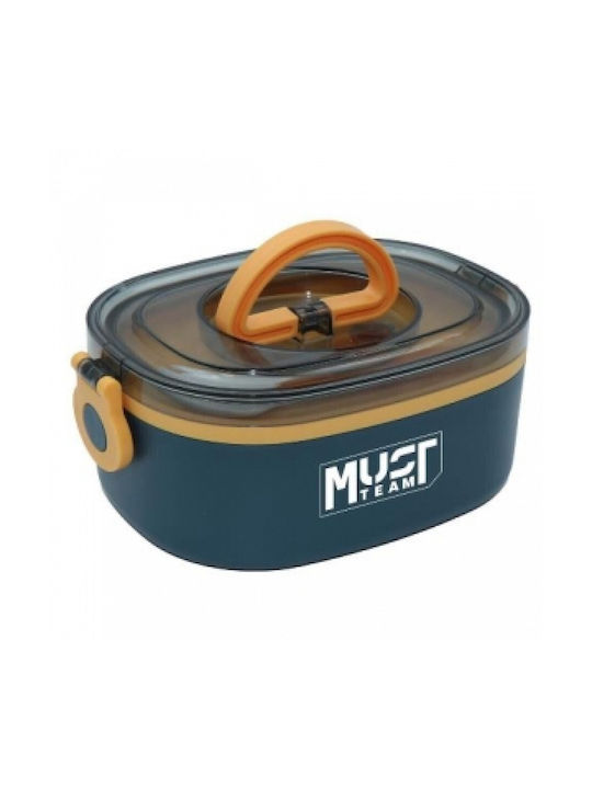 Must Team Δοχείο Φαγητού Inox Μπλε 750ml