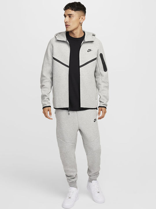 Tech Fleece Windrunner Sweatshirt with Hood Gray