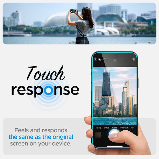 Spigen Glass Tr Ez Fit 2 Pack Transparency Iphone 15 Plus Agl06883