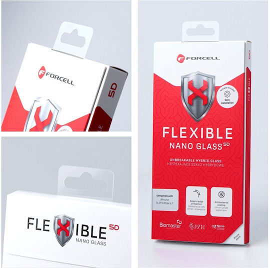 Forcell Flexible Nano Glass Tempered Glass (iPhone 15 Pro)