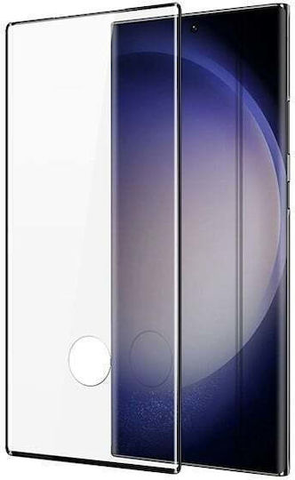 5D Full Glue Full Face Tempered Glass Μαύρο (Galaxy S23 Ultra)