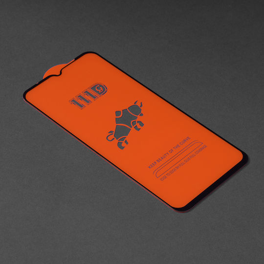 Techsuit 111D Vollkleber Vollflächig gehärtetes Glas Schwarz (Oppo A58 / A78)