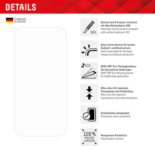 Displex Real Glass Tempered Glass (iPhone 15 Pro Max)