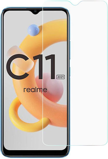 Закалено стъкло за цялото лице 10бр (Realme C11 2021)