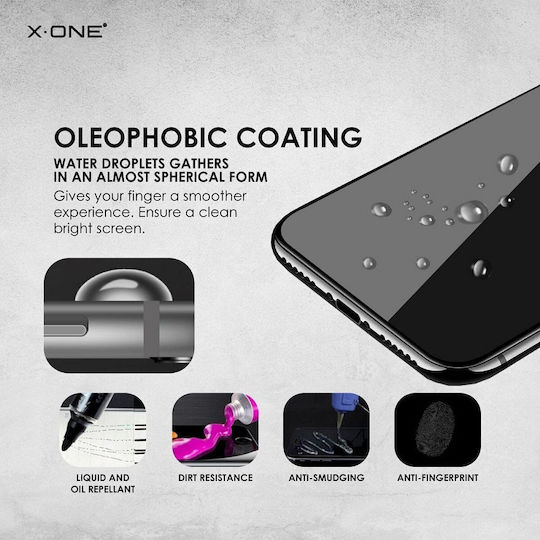 X-One Extra Strong Ματ Full Face Tempered Glass (iPhone 15 Pro)