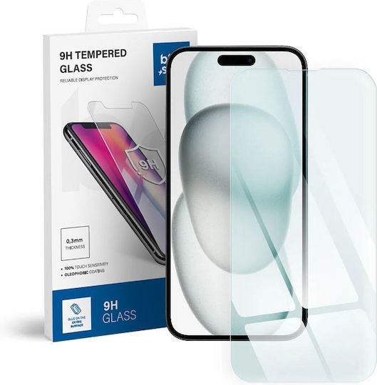 Blue Star Tempered Glass (iPhone 15)