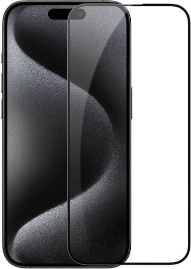 Nillkin Cp+pro Full Face Tempered Glass Black (iPhone 15 Pro)