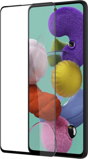 Blue Star Vollflächig gehärtetes Glas (Galaxy A51)