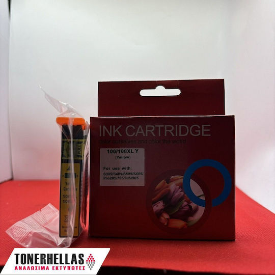 Compatible Inkjet Printer Ink Lexmark 100XL Yellow 1pcs