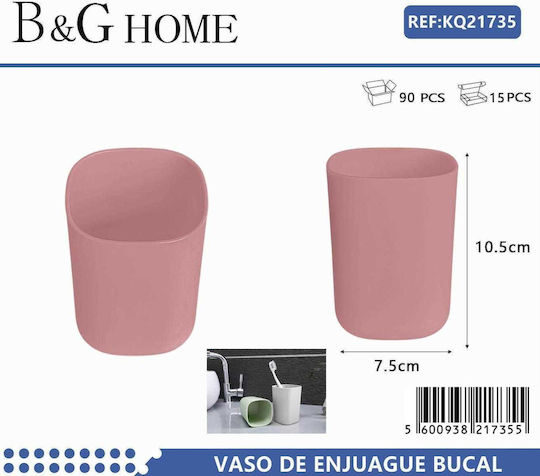 Baza de susținere a periuței de dinți Plastic Roz