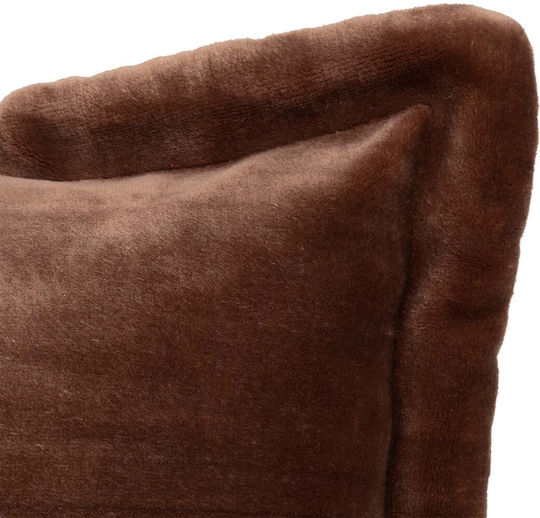 Atmosphera Възглавница за диван Cuddly Кафява 53x53см