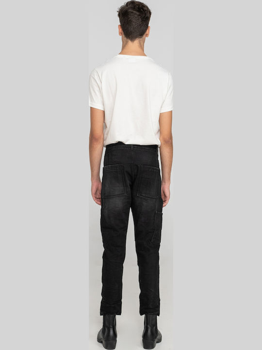 Men's Jeans Pants with Slim Fit Black