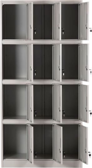 Dulap Bexley Metalic 90x40x185cm