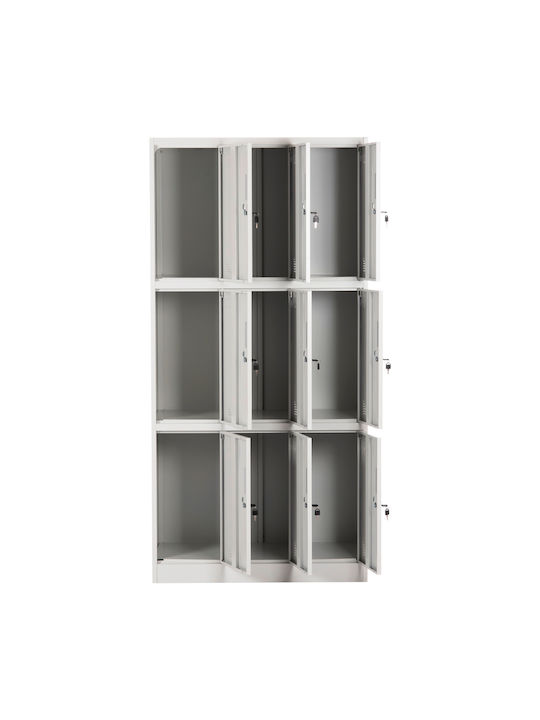 Φοριαμός Malmoe Μεταλλικός 90x40x185εκ.