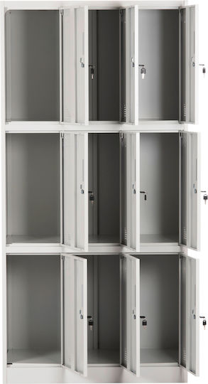 Φοριαμός Malmoe Μεταλλικός 90x40x185εκ.