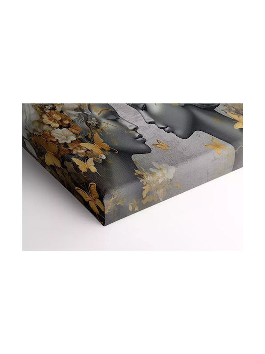 Canvas Painting Women Butterflies Knv2450 80cm X 120cm