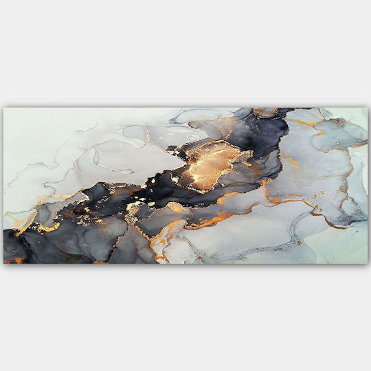 Megapap Abstract Golden Dream Картина Платнен 120x50см