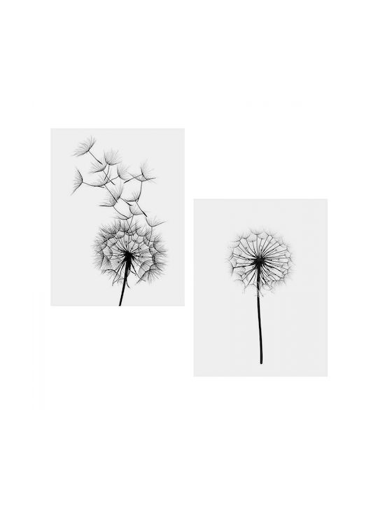HomeMarkt Dandelion Twofold Painting Plastic 40x60cm