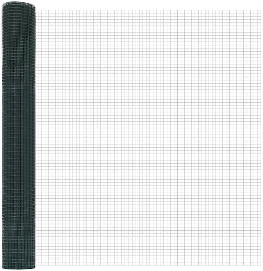 vidaXL Plasă de sârmă Module Verde 1x100m