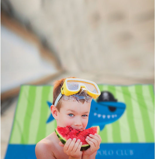 Greenwich Polo Club Kids Beach Towel Sharks 140x70cm