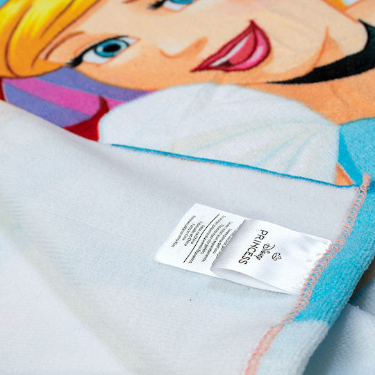 Dimcol Детски плажен кърпа Розов Disney Princess 140x70см.