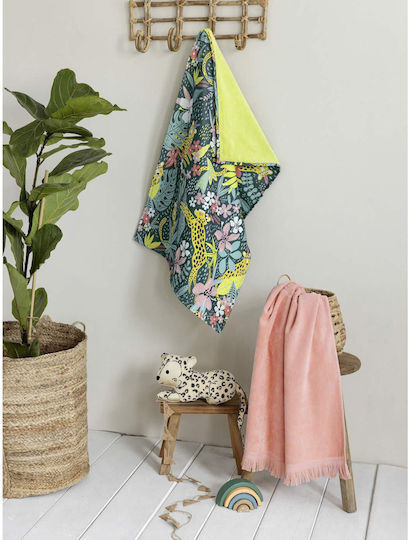 Kids' Beach Towel Ilana Jacquard Coral Nima Beach 70x140cm 100% Cotton