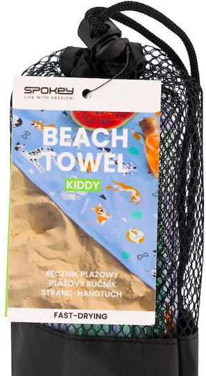 Spokey Kinder-Strandtuch Blau 160x80cm