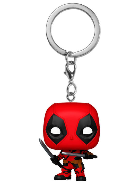 Funko Pocket Pop! Keychain Marvel: Deadpool Bobble-Head Funko Pocket Pop! Keychain Marvel: Deadpool Bobble-Head