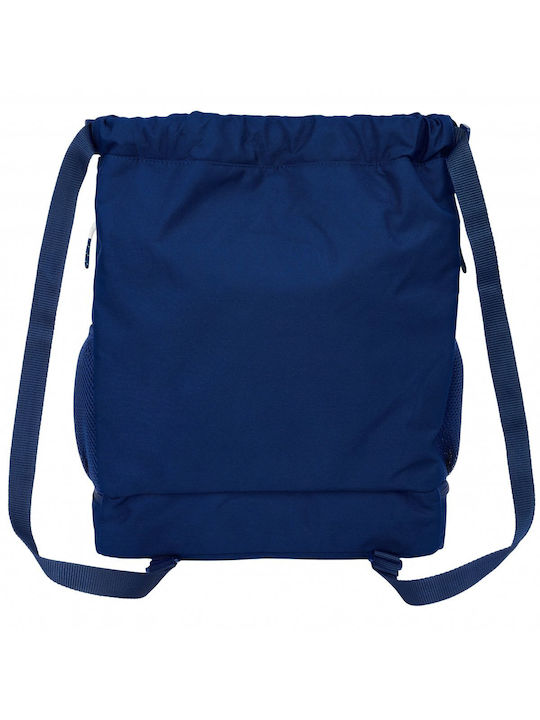 F.C. Barcelona School Bag Backpack Elementary, Elementary Blue with Water Bottle Holder
