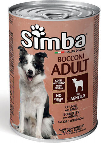 Simba Υγρή Τροφή Σκύλων σε Κονσέρβα με Αρνί 400gr