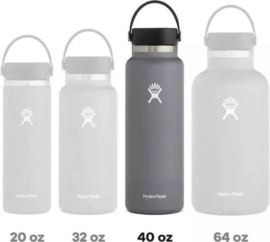 Hydro Flask Hydro Flask Wide Mouth Thermos Bottle Stainless Steel BPA Free 1.2lt Cascade