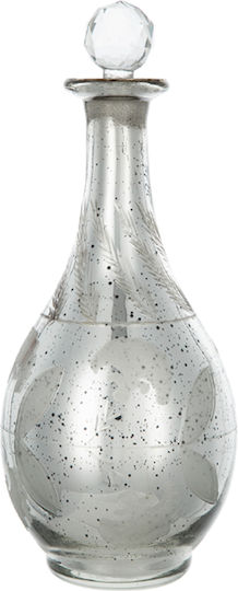 Artekko Διακοσμητικό Βάζο Ασημένιο Silver Ασημί Φ12.5xΥ30.5cm