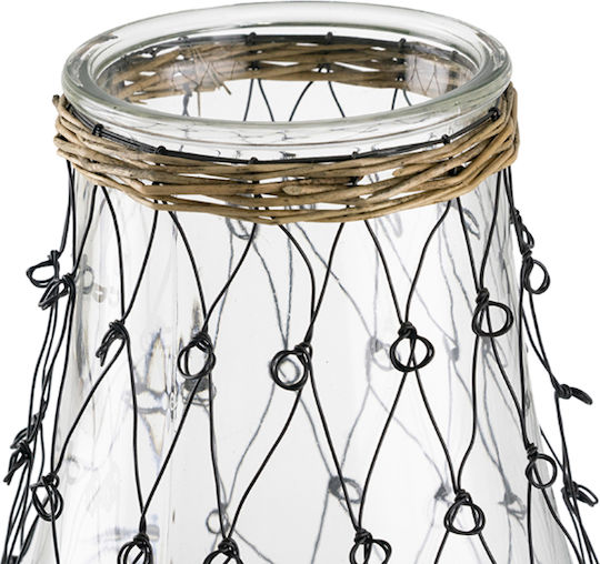 Artekko Decorative Vase Clear Transparent 26x46cm