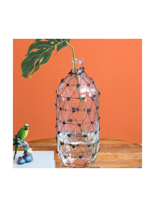 Artekko Διακοσμητικό Βάζο Glas Clear Transparent 18x46cm 1Stück