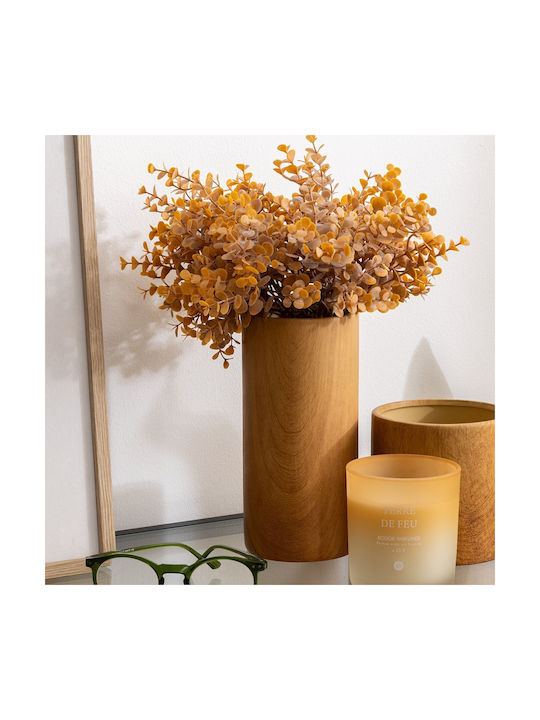 Atmosphera Decorative Vase Brown 9.5x9.5x20cm