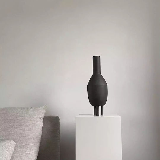 101 Copenhagen Διακοσμητικό Βάζο Κεραμικό Καφέ Φ15xΥ43cm