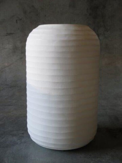 Casa Vogue Vase Glas Weiß Φ22xΥ36cm Casa Vogue Vase Glas Weiß Φ22xΥ36cm