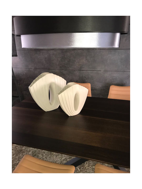 Casa Vogue Decorative Vase Beige 35x35x32cm