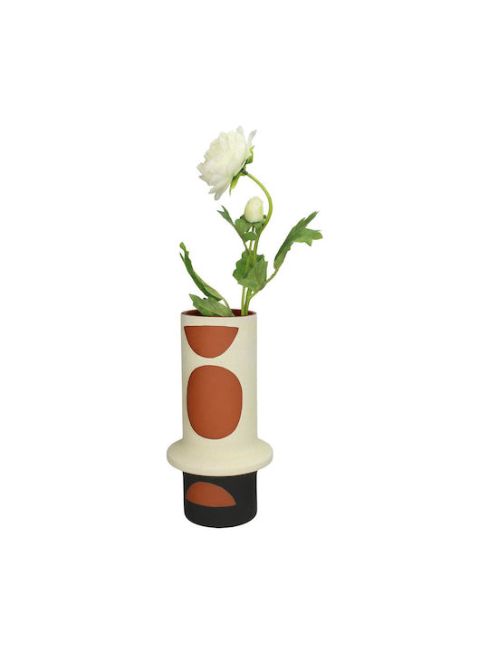 ArteLibre Vază Decorativă Din ceramică Multicolor 12.4x12.4x24cm 1buc