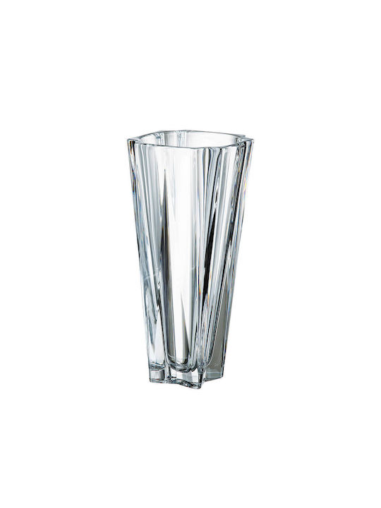 Bohemia Decorative Vase Metropolitan Transparent 13.2x13.2x30.5cm