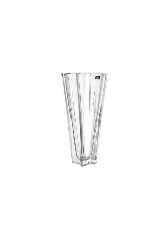 Bohemia Decorative Vase Metropolitan Transparent 13.2x13.2x30.5cm
