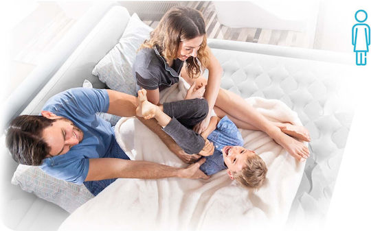 Intex Inflatable Sleeping Mattress Single Deluxe Single High 191x99x25εκ.